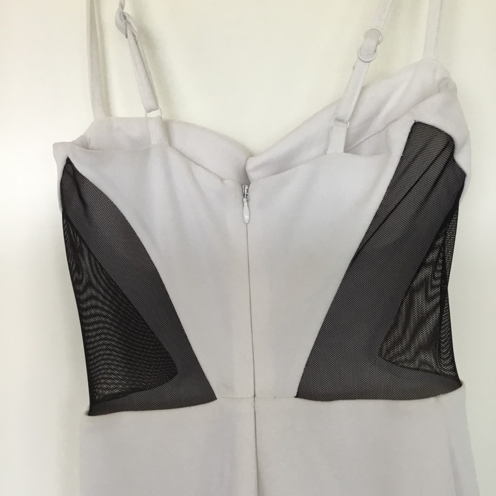 Nookie Bianca white dress with black mesh - Picture 7 of 11